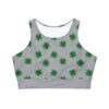 Fully Lined, Padded Sports Bra (AOP) - Image 2
